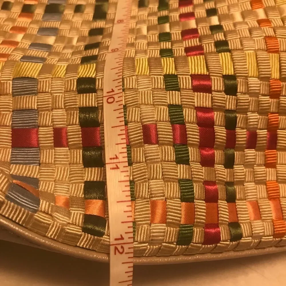 Lina Multi-Color Woven Tote